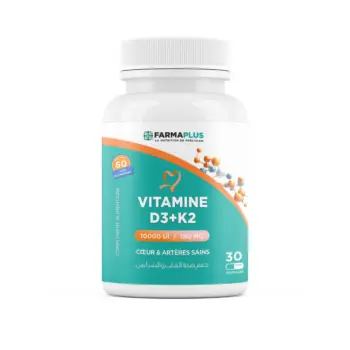 Vitamine D3+K2 - Cœur & Artères - FARMAPLUS