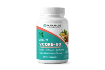 FARMAPLUS —Vcore 60 Vitalité & Endurance Naturelle — 60 capsules
